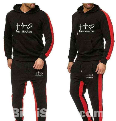 Stylish Printed Winter Tracksuit for Men